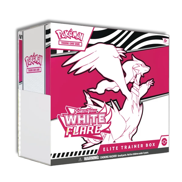 Sealed Pokémon White Flare Elite Trainer Box with 9 packs and Tornadus promo
